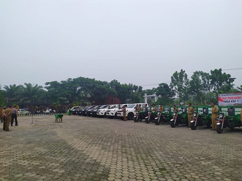 Pemkab Musi Rawas Utara Bagi-Bagi Kenderaan Operasional 